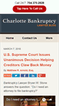 Mobile Screenshot of charlottebankruptcylawyer-blog.com